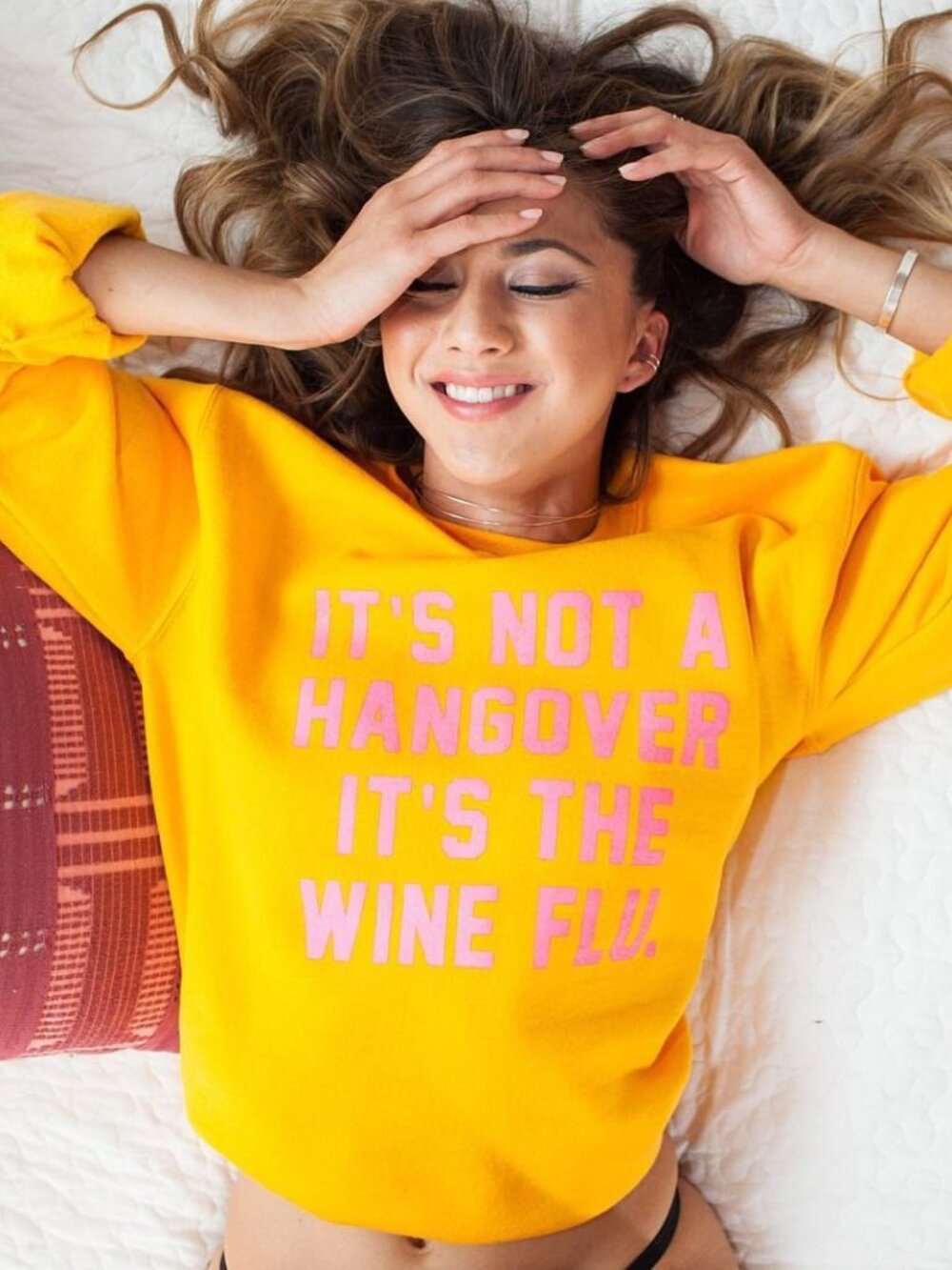 ISO House of Lulu / Lulu Simon Studio / LULUSIMONSTUDIO Wine Flu Sweatshirt